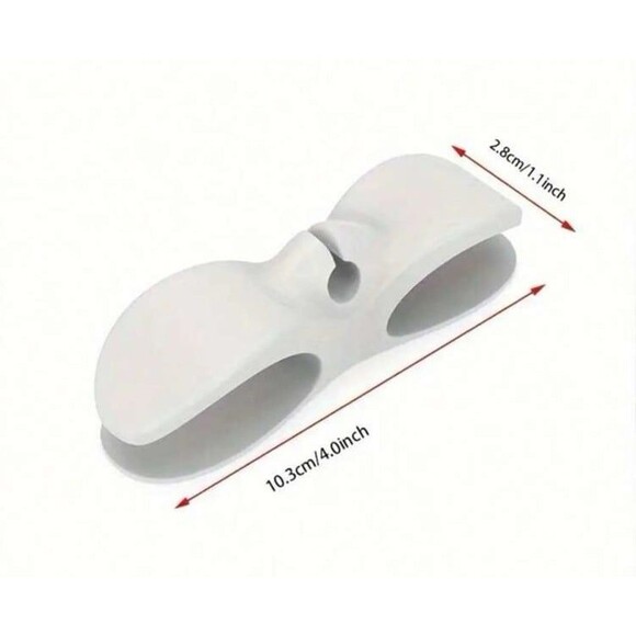 Power Cord Organizer for Appliance (2pc SET - white) - Picture 3 of 7